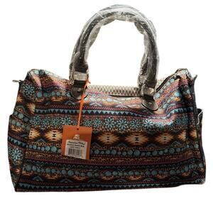 American Bling Weekender Bag Duffle Southwestern design New
